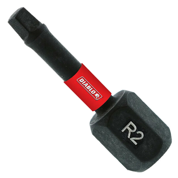 Diablo DSQ21P2 SQ2 x 1" Square Drive Bits 2-Pack
