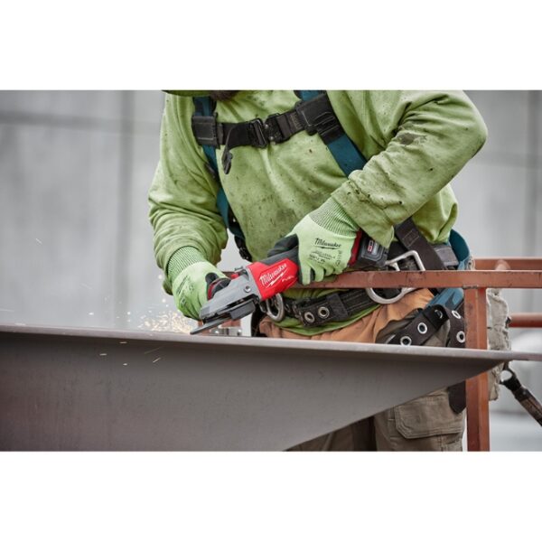 Milwaukee 2886-20 M18 FUEL 5" Flathead Braking Grinder with Paddle Switch - Tool Only