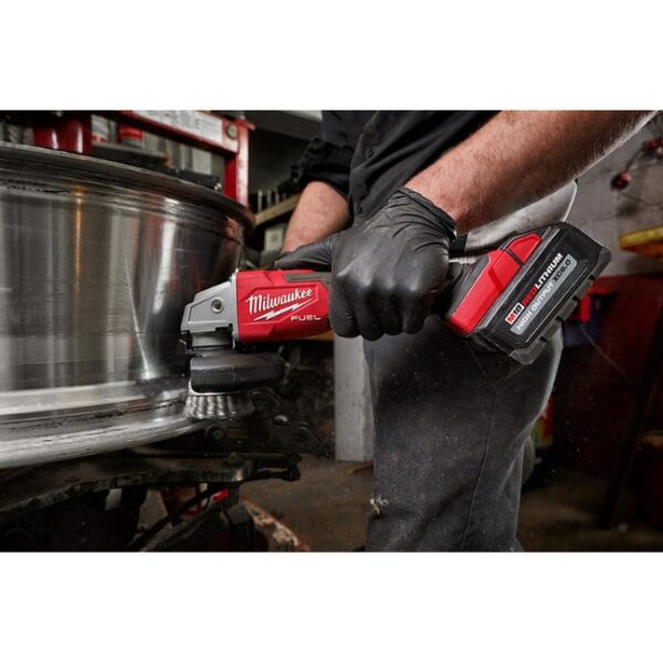 Milwaukee 2889-20 M18 FUEL 4-1/2" - 5" Braking Grinder with Slide Switch Lock-On - Tool Only