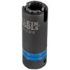 Klein 66031 3-in-1 Slotted Impact Socket - 1/2" Drive 12-Point 3/4" and 9/16"