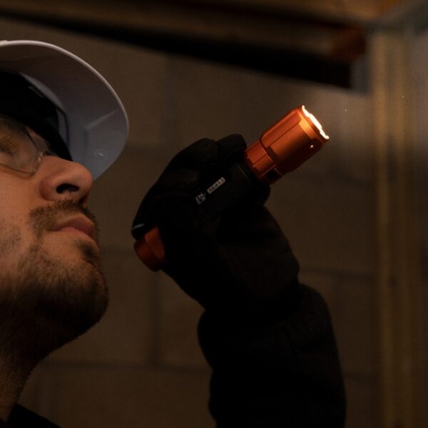 Klein 56413 Rechargeable 2-Color LED Flashlight with Holster