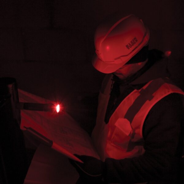 Klein 56413 Rechargeable 2-Color LED Flashlight with Holster