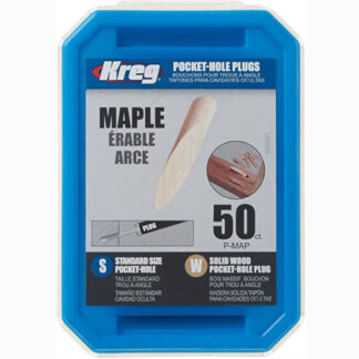 Kreg P-MAP Solid-Wood Pocket-Hole Plugs - Maple 50-Pack