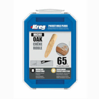 Kreg P-MICRO-OAK Solid Wood Micro Pocket-Hole Plugs - Oak 65-Pack