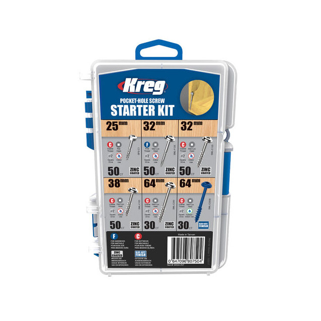 Kreg SK04 Pocket-Hole Screw Starter Kit