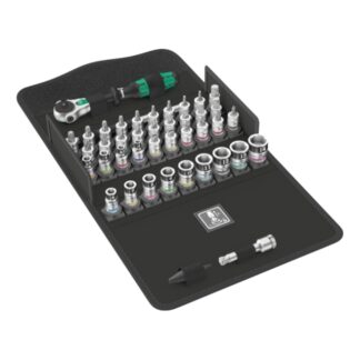 Wera 003755 8100 SA All-In Zyklop 1/4" Drive Metric Speed Ratchet Set 42-Piece