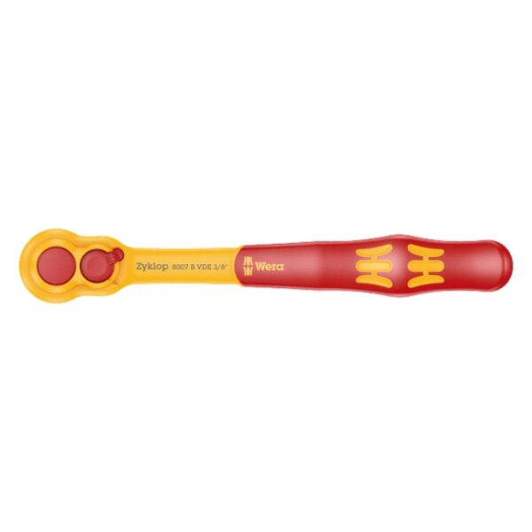 Wera 004966 8007 B VDE 3/8" Drive Insulated Ratchet with Switch Lever