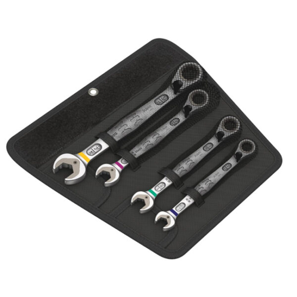 Wera 020092 6001 Joker Switch 4 Imperial Ratcheting Combination Wrench Set with Switch 4-Piece