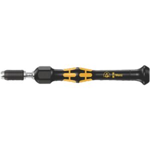 Wera 074802 1430 ESD Adjustable Torque Screwdriver for Halfmoon and HIOS Drive 0.02 to 0.06 Nm