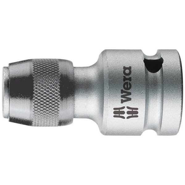 Wera 042755 784 B/1 Adaptor with Quick-Release Chuck 3/8" Square Drive to 1/4" Hex Drive