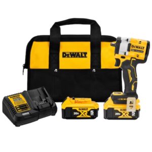 DeWalt DCF923P2 20V MAX ATOMIC 3/8" Drive Impact Wrench with Hog Ring Anvil Kit