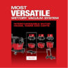Milwaukee 0910-20 M18 FUEL 6 Gallon Wet/Dry Modular Vacuum-Tool Only