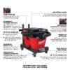 Milwaukee 0910-20 M18 FUEL 6 Gallon Wet/Dry Modular Vacuum-Tool Only