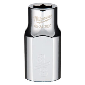 Milwaukee 45-34-2000 1/2" Drive 3/8" SAE 6-Point Standard Socket with FOUR FLAT Sides
