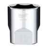 Milwaukee 45-34-2002 1/2" Drive 1-3/16" SAE 6-Point Standard Socket with FOUR FLAT Sides