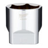 Milwaukee 45-34-2004 1/2" Drive 1-1/2" SAE 6-Point Standard Socket with FOUR FLAT Sides