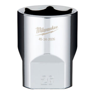 Milwaukee 45-34-2026 1/2" Drive 26mm Metric 6-Point Standard Socket with FOUR FLAT Sides