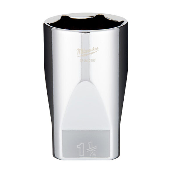 Milwaukee 45-34-2107 1/2" Drive 1-1/2" SAE 6-Point Deep Socket with FOUR FLAT Side Milwaukee 45-34-2107 1/2" Drive 1-1/2" SAE 6-Point Deep Socket with FOUR FLAT Side