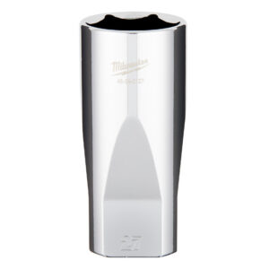 Milwaukee 45-34-2127 1/2" Drive 27mm Metric 6-Point Deep Socket with FOUR FLAT Sides