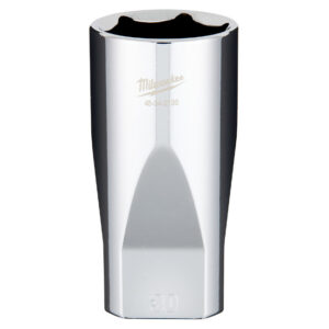 Milwaukee 45-34-2130 1/2" Drive 30mm Metric 6-Point Deep Socket with FOUR FLAT Sides