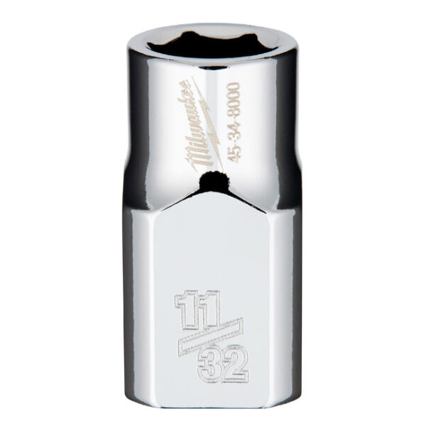 Milwaukee 45-34-8000 3/8" Drive 11/32" SAE 6-Point Deep Socket