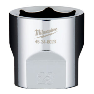 Milwaukee 45-34-8023 3/8" Drive 23mm Metric 6-Point Standard Socket
