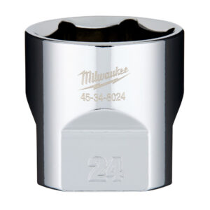 Milwaukee 45-34-8024 3/8" Drive 24mm Metric 6-Point Standard Socket