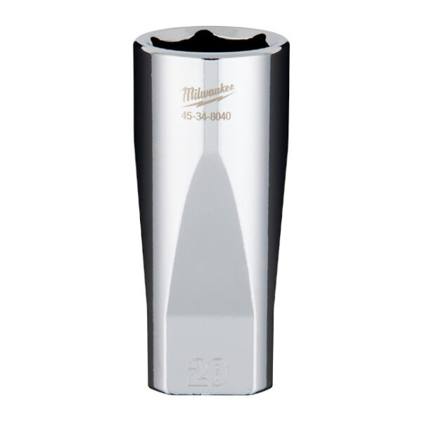 Milwaukee 45-34-8040 3/8" Drive 20mm Metric 6-Point Deep Socket