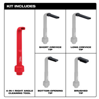 Milwaukee 49-90-2026 AIR-TIP 4-in-1 Multi-Tip Right Angle Cleaning Tool-2
