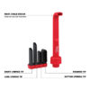 Milwaukee 49-90-2026 AIR-TIP 4-in-1 Multi-Tip Right Angle Cleaning Tool-4
