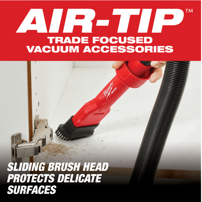Milwaukee AIR-TIP 1-1/4 in. to 2-1/2 in. Dust Collector and M12 AIR-TIP