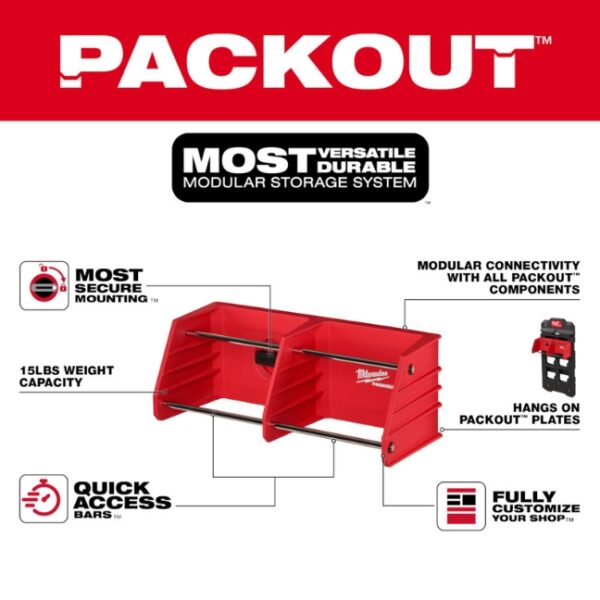 Milwaukee 48-22-8340 PACKOUT Tool Rack