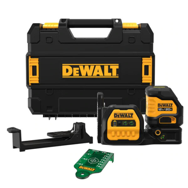 DeWalt DCLE34020GB 20V MAX Cross Line Green Laser - Tool Only