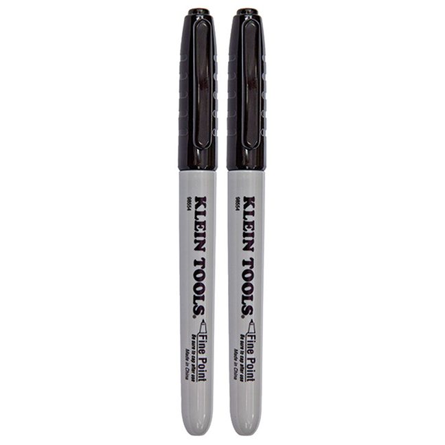 Klein 98554 Fine Point Permanent Markers 2-Pack