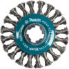 Makita D-72643 Makita D-72643 X‑LOCK 4‑1/2" Carbon Steel Full Cable Knotted Twist Wire Wheel