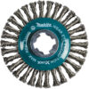 Makita D-72659 Makita D-72659 X‑LOCK 4‑1/2" Carbon Steel Stringer Bead Twist Wire Wheel