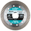 Makita E-07244 X‑LOCK 5" Turbo Rim Diamond Blade for Masonry Cutting