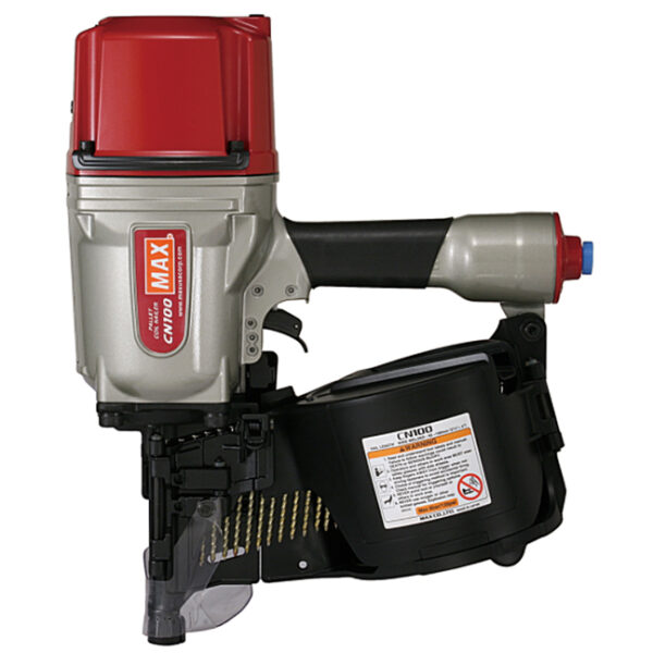Max Tools CN100 SuperHeavy-Duty Pneumatic Coil Nailer - 2-1/2" to 4"