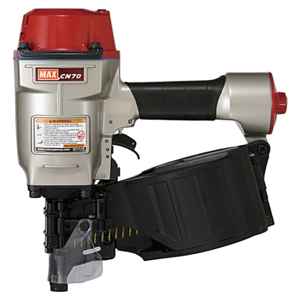 Max Tools CN70 SuperHeavy-Duty Pneumatic Coil Nailer - 1-3/4" to 2-3/4"