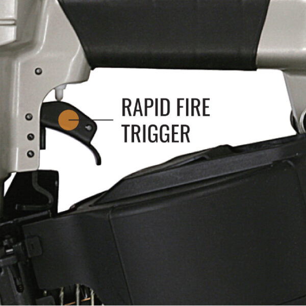 Max Tools CN55 SuperHeavy-Duty Pneumatic Coil Nailer - 1" to 2-1/4"