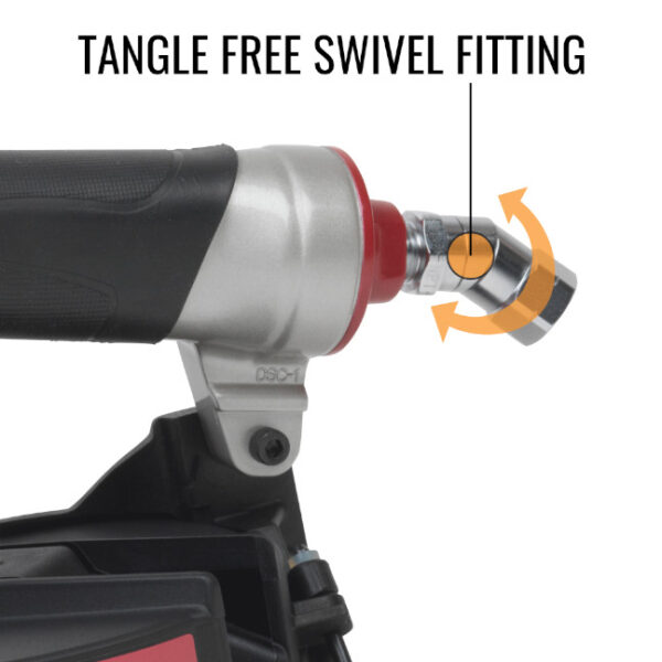 Max Tools CN665D SuperDecking Pneumatic Decking Coil Nailer - Up to to 2-1/2"