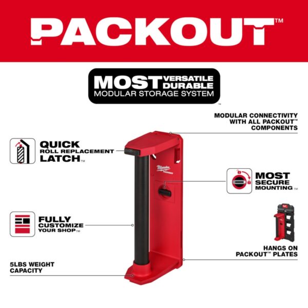 Milwaukee 48-22-8337 PACKOUT Roll Holder