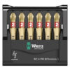 Wera 136378 Carded Bit Check 6 PH Bi-Torsion 1 with 6 Phillips Driver Bits PH2 x 2"
