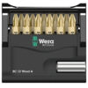Wera 136389 Carded Bit Check Wood 4 with 11 Driver Bits and 1 Bit Holder PH1 x 1"