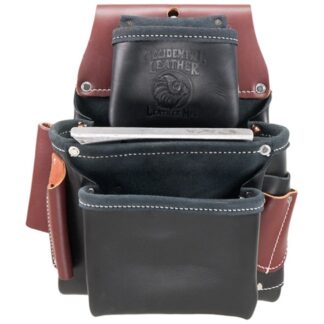 Occidental Leather B5060LH 3-Pouch PRO FASTENER Bag - Left Handed - Black