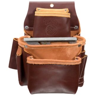 Occidental Leather 5060LH 3-Pouch PRO-FASTENER Bag - Left Handed - Brown