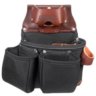 Occidental Leather B8018DB OXYLIGHTS 3-Pouch Tool Bag with Tape Holster - Black