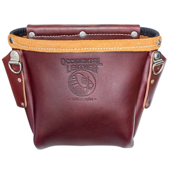 Occidental Leather 9920 Iron Worker's Leather Bolt Bag - OxyRed