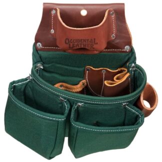 Occidental Leather 8018DB OXYLIGHTS 3-Pouch Tool Bag with Tape Holster - Green