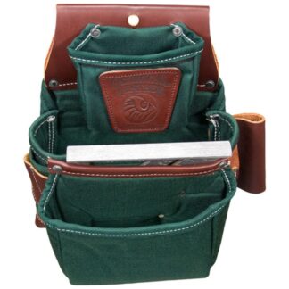 Occidental Leather 8060 OXYLIGHTS 3-Pouch Fastener Bag - Green